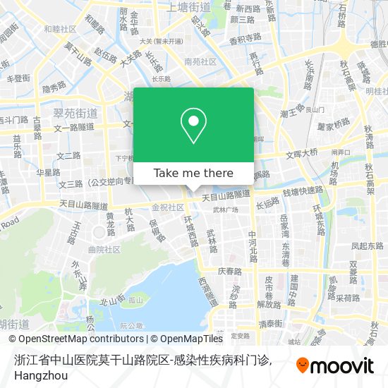 浙江省中山医院莫干山路院区-感染性疾病科门诊 map