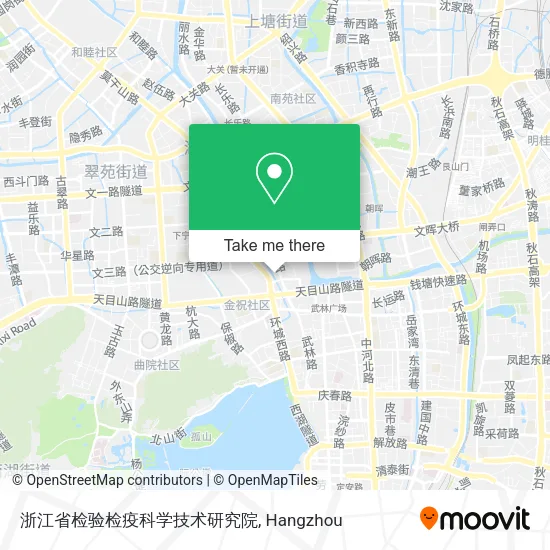 浙江省检验检疫科学技术研究院 map