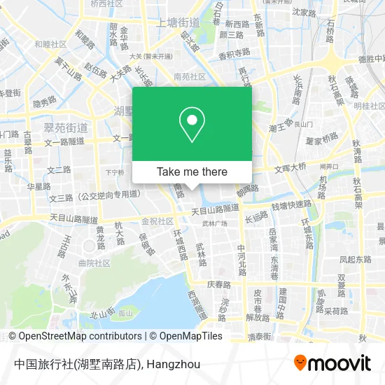 中国旅行社(湖墅南路店) map