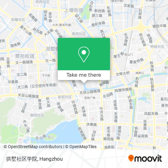拱墅社区学院 map
