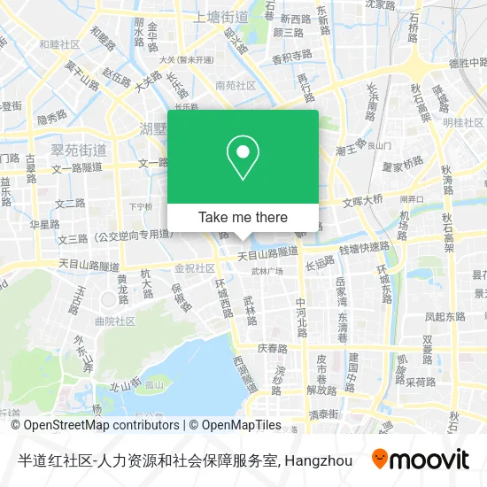半道红社区-人力资源和社会保障服务室 map