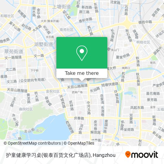护童健康学习桌(银泰百货文化广场店) map