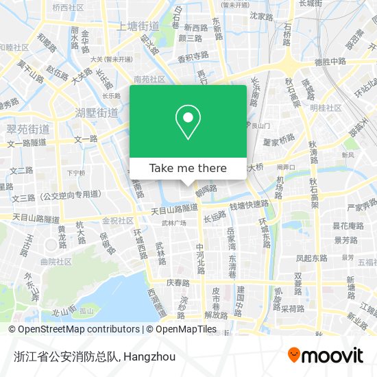 浙江省公安消防总队 map