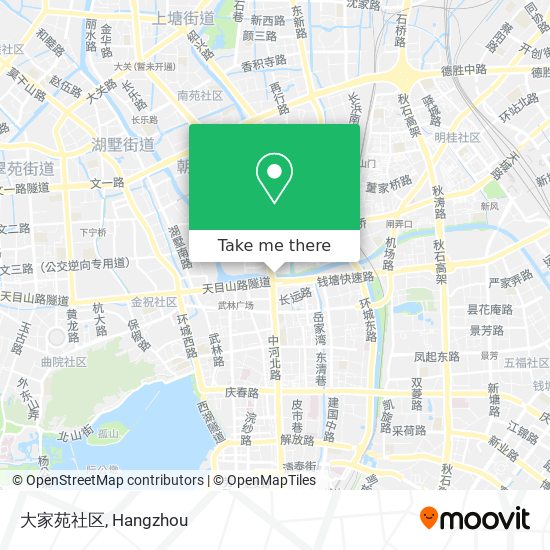 大家苑社区 map