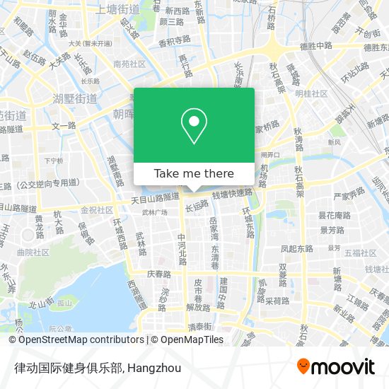 律动国际健身俱乐部 map