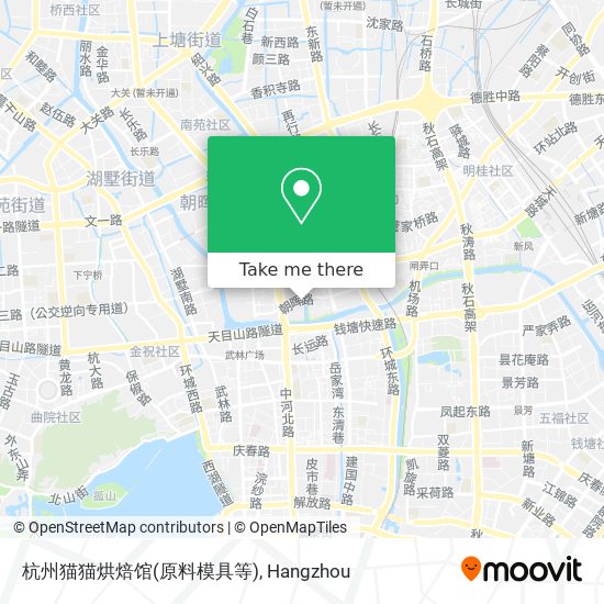 杭州猫猫烘焙馆(原料模具等) map