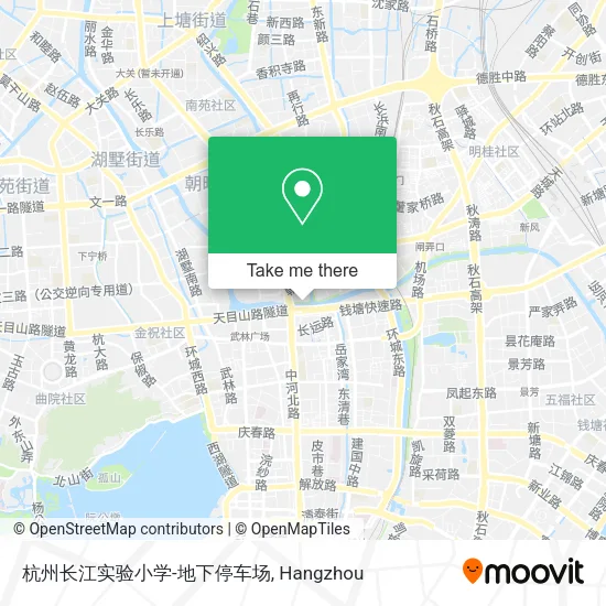 杭州长江实验小学-地下停车场 map