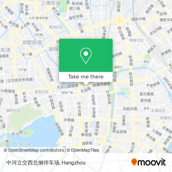 中河立交西北侧停车场 map