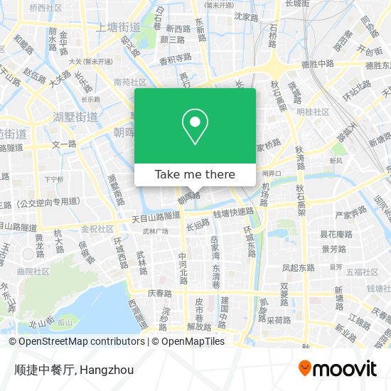顺捷中餐厅 map
