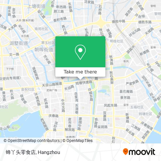 蜂丫头零食店 map