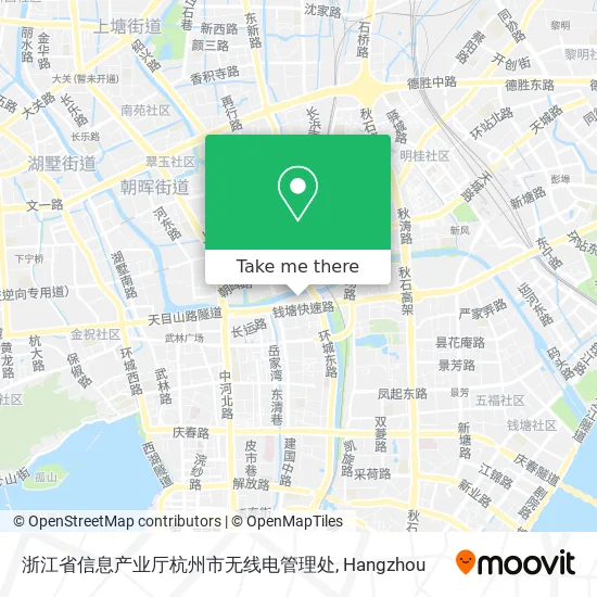 浙江省信息产业厅杭州市无线电管理处 map