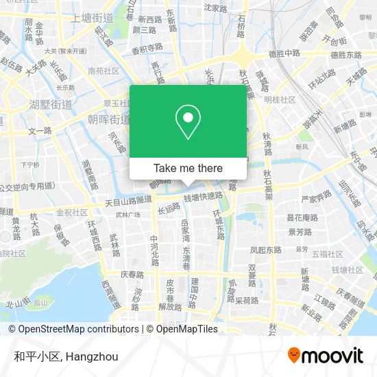 和平小区 map