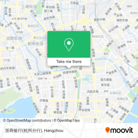 浙商银行(杭州分行) map