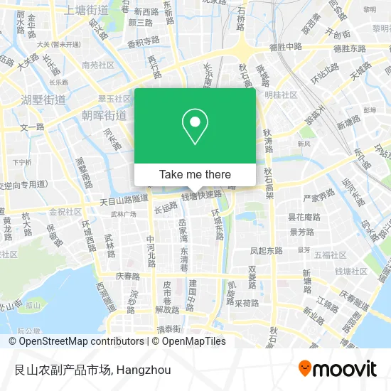 艮山农副产品市场 map