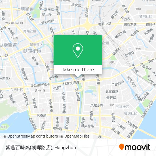 紫燕百味鸡(朝晖路店) map