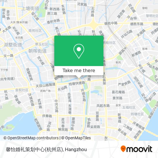 馨怡婚礼策划中心(杭州店) map