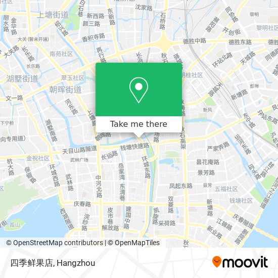 四季鲜果店 map