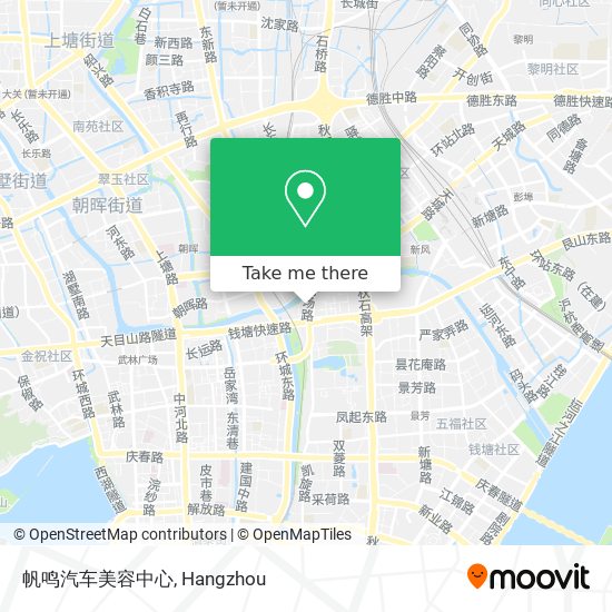 帆鸣汽车美容中心 map