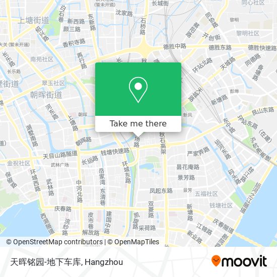 天晖铭园-地下车库 map