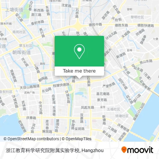 浙江教育科学研究院附属实验学校 map