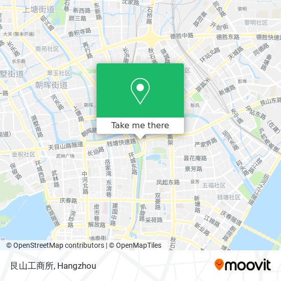 艮山工商所 map