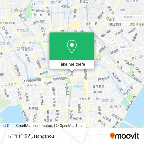 自行车租赁点 map