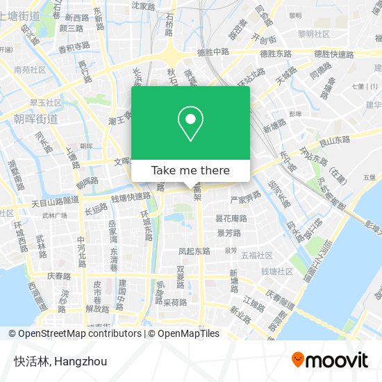 快活林 map