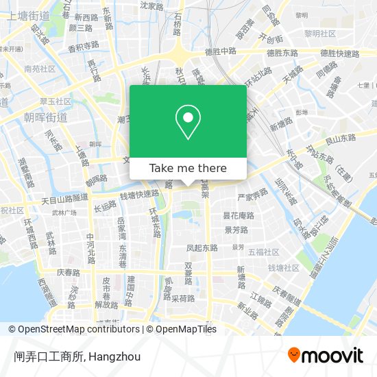 闸弄口工商所 map