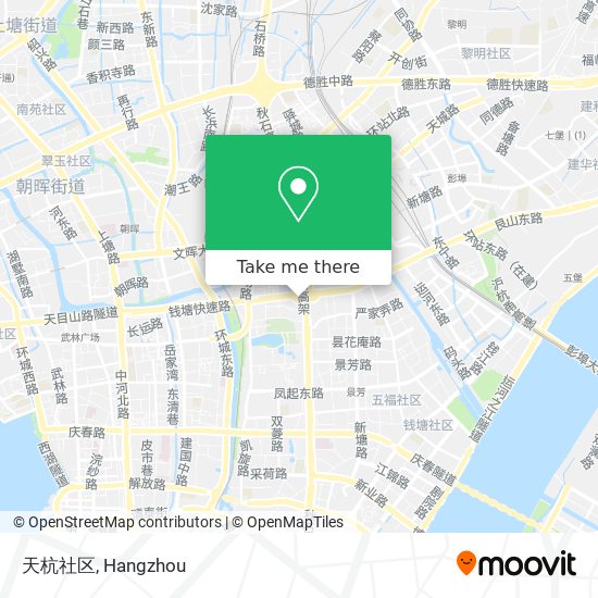 天杭社区 map