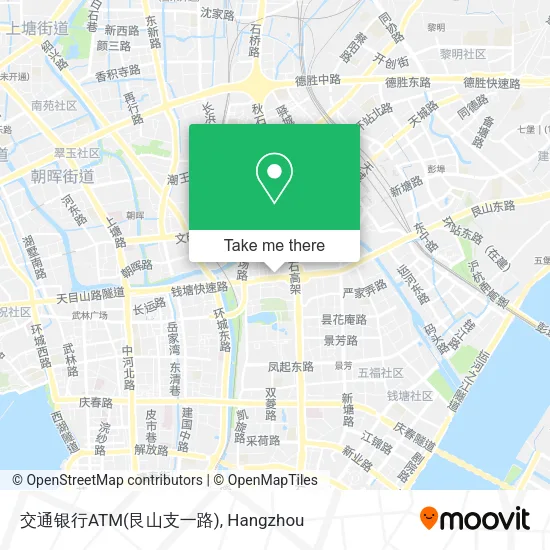 交通银行ATM(艮山支一路) map