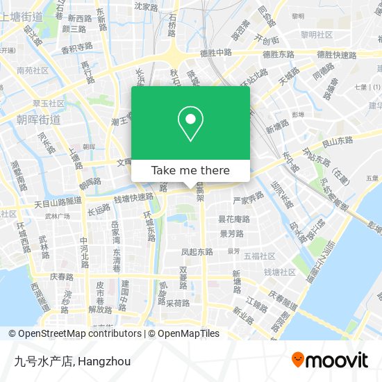 九号水产店 map