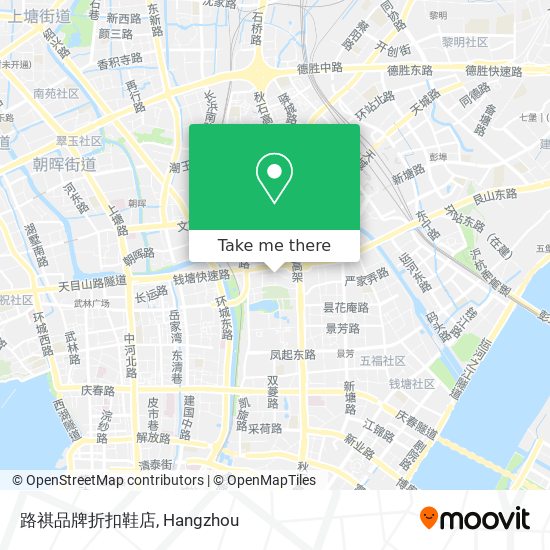 路祺品牌折扣鞋店 map