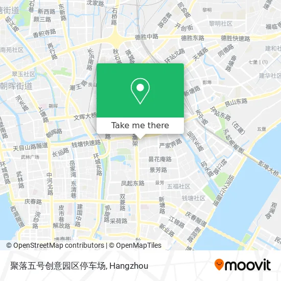 聚落五号创意园区停车场 map