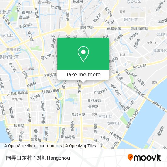 闸弄口东村-13幢 map