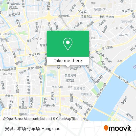 安琪儿市场-停车场 map