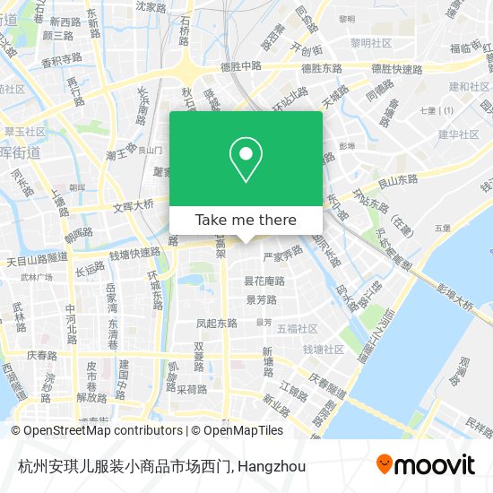 杭州安琪儿服装小商品市场西门 map