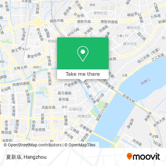 夏新庙 map