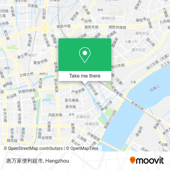 惠万家便利超市 map