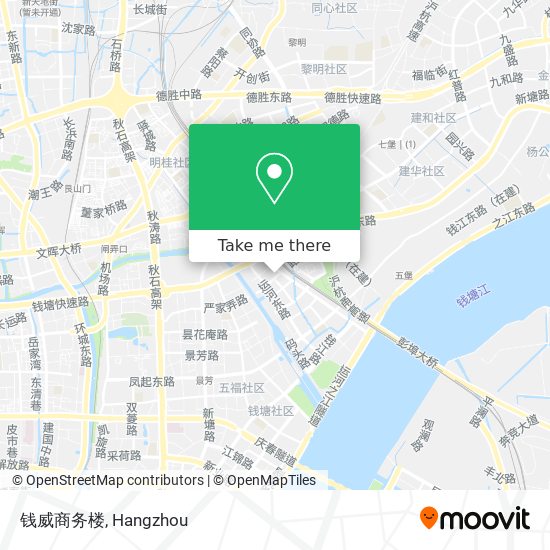 钱威商务楼 map