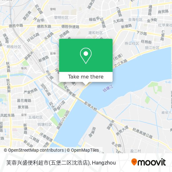芙蓉兴盛便利超市(五堡二区沈浩店) map