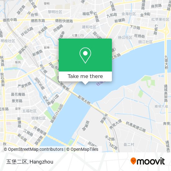 五堡二区 map
