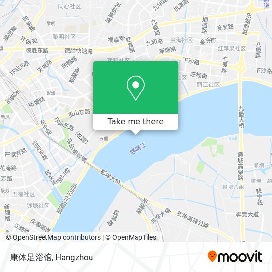 康体足浴馆 map