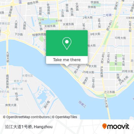 沿江大道1号桥 map
