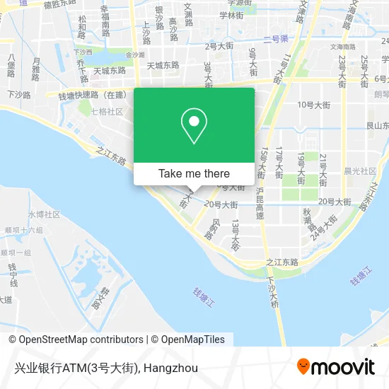 兴业银行ATM(3号大街) map