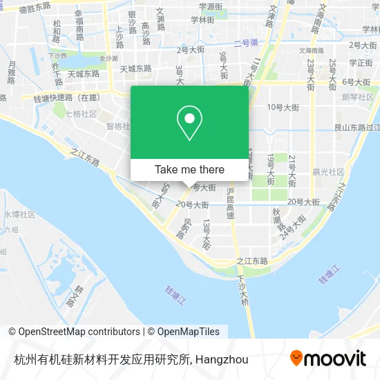 杭州有机硅新材料开发应用研究所 map