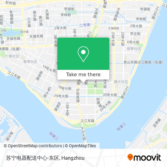 苏宁电器配送中心-东区 map