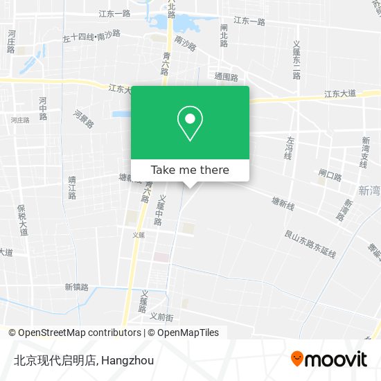 北京现代启明店 map