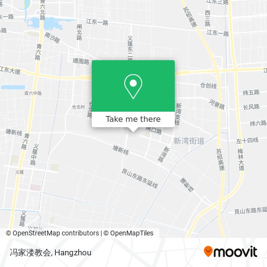 冯家溇教会 map
