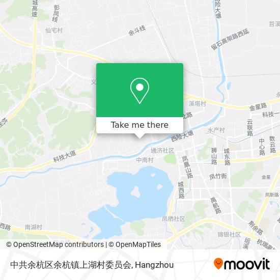 中共余杭区余杭镇上湖村委员会 map