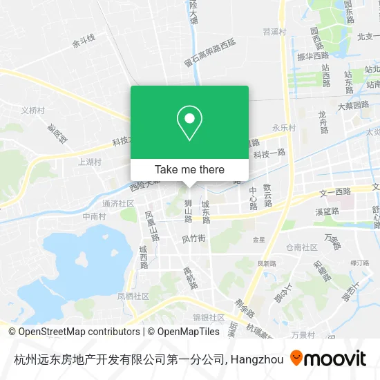 杭州远东房地产开发有限公司第一分公司 map